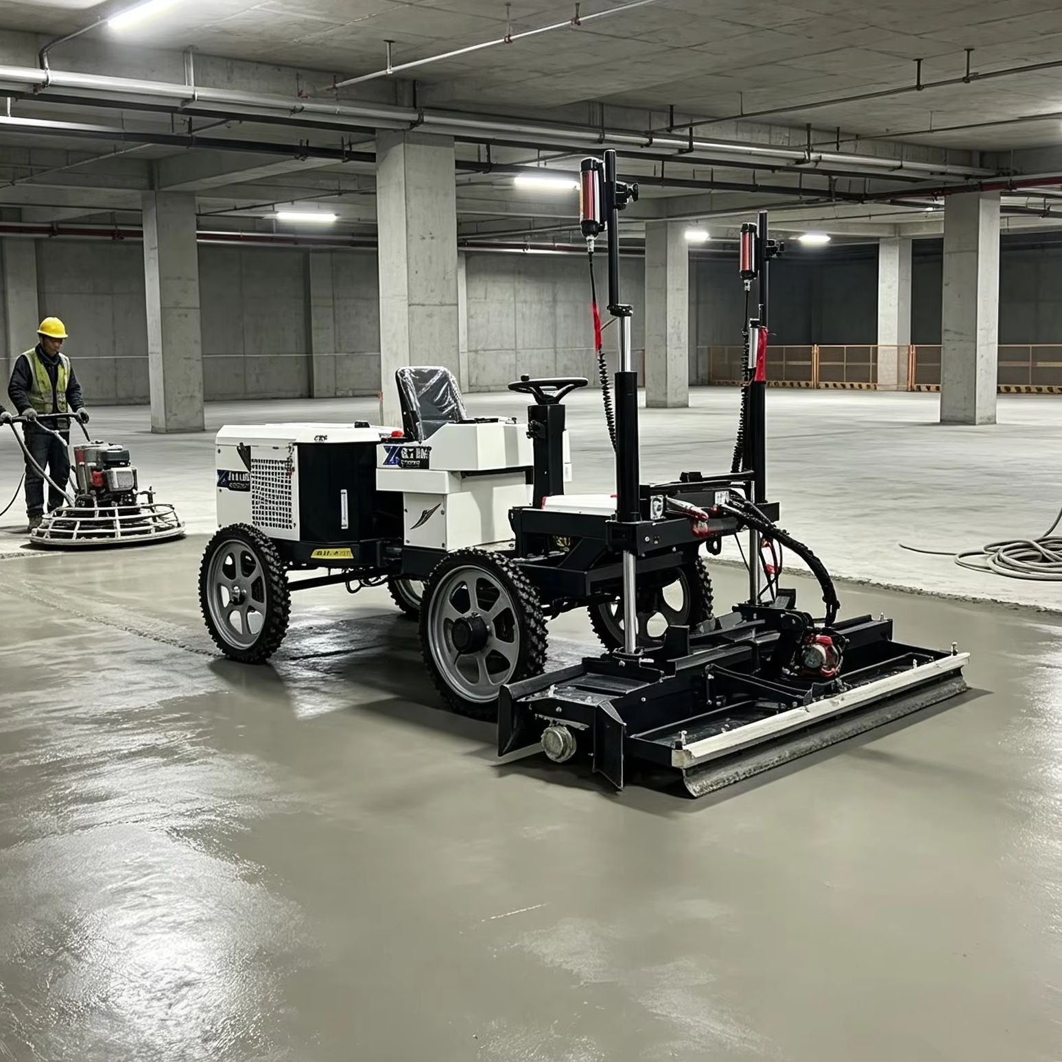 Industrial Laser Equipment - Laser Screed Machine Industrial Floor Leveling