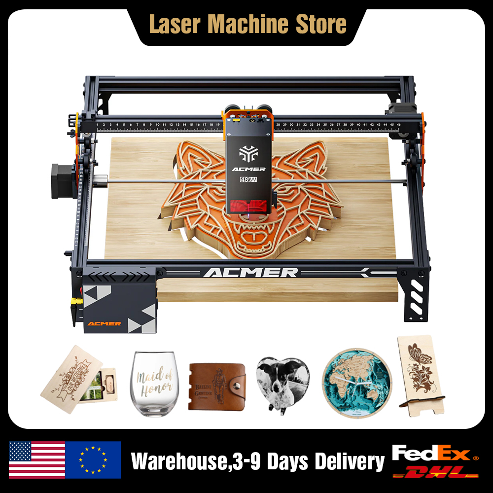 Air Assist Pump Laser - P1 S PRO 48W/36W/20W Laser Engraver