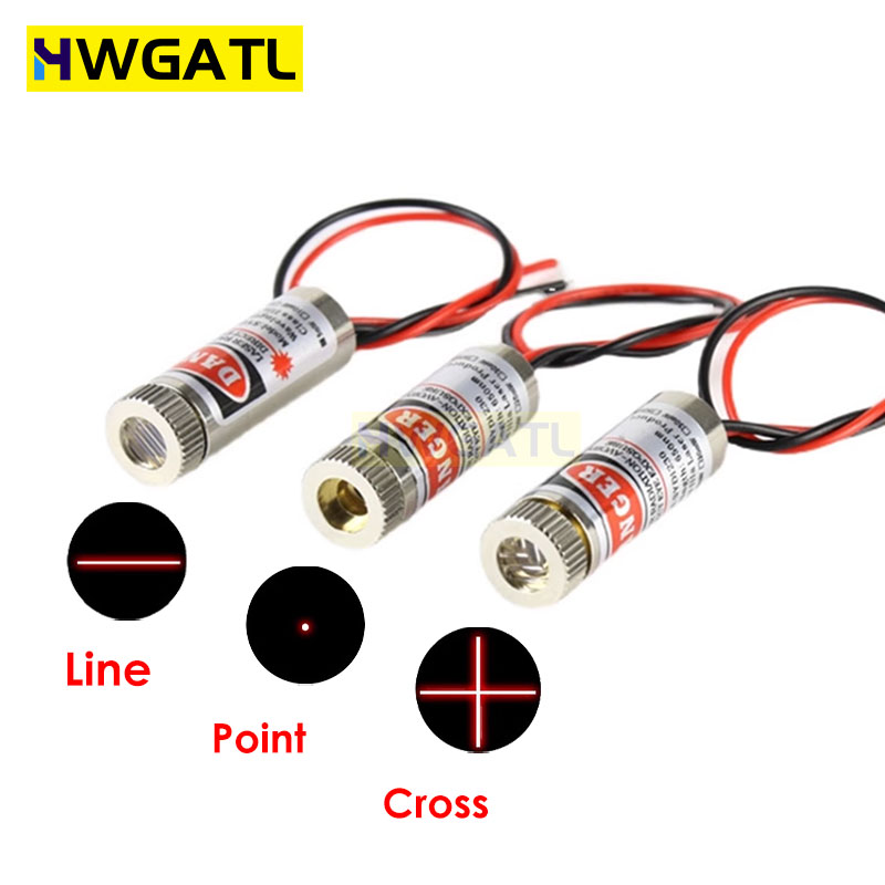 Industrial Laser Module - 650nm 5mW Red Point / Line