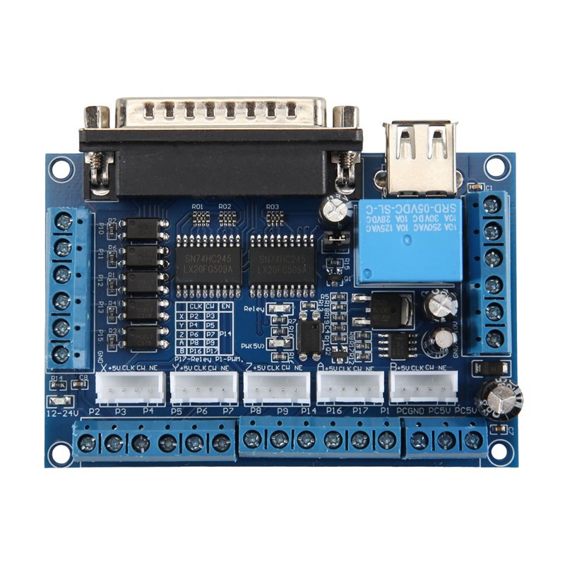 Stepper Driver Cnc - AT05-Driver Board MACH3 Engraving Machine 5