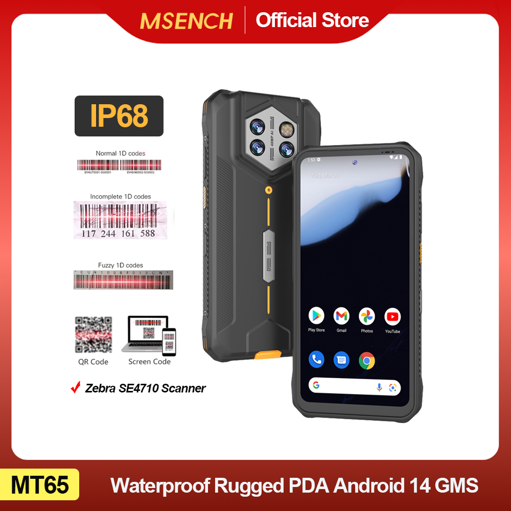 Waterproof Rugged PDA Android  - đánh giá và giá Industrial Laser Scanner