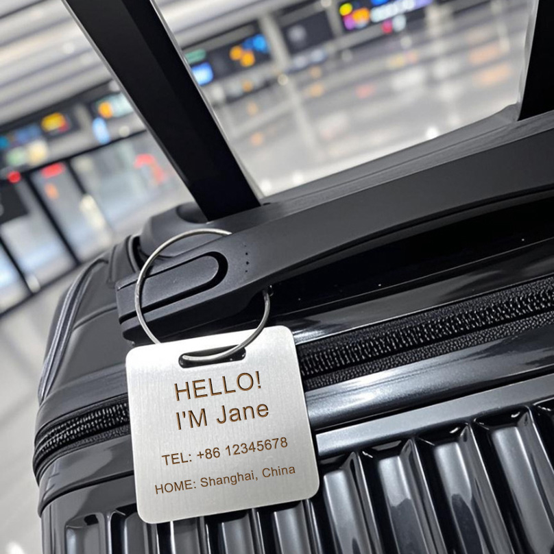 Custom Name Luggage Tag Laser  - đánh giá và giá Industrial Laser Marker