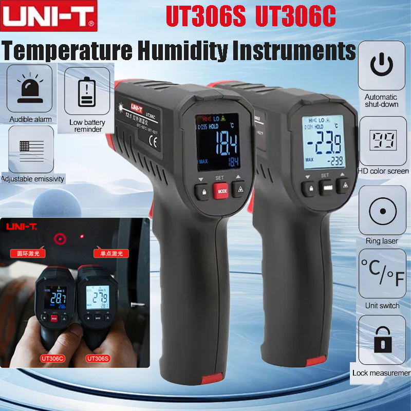 UNI-T UT306S UT306C Digital Th - đánh giá và giá Industrial Laser Gun