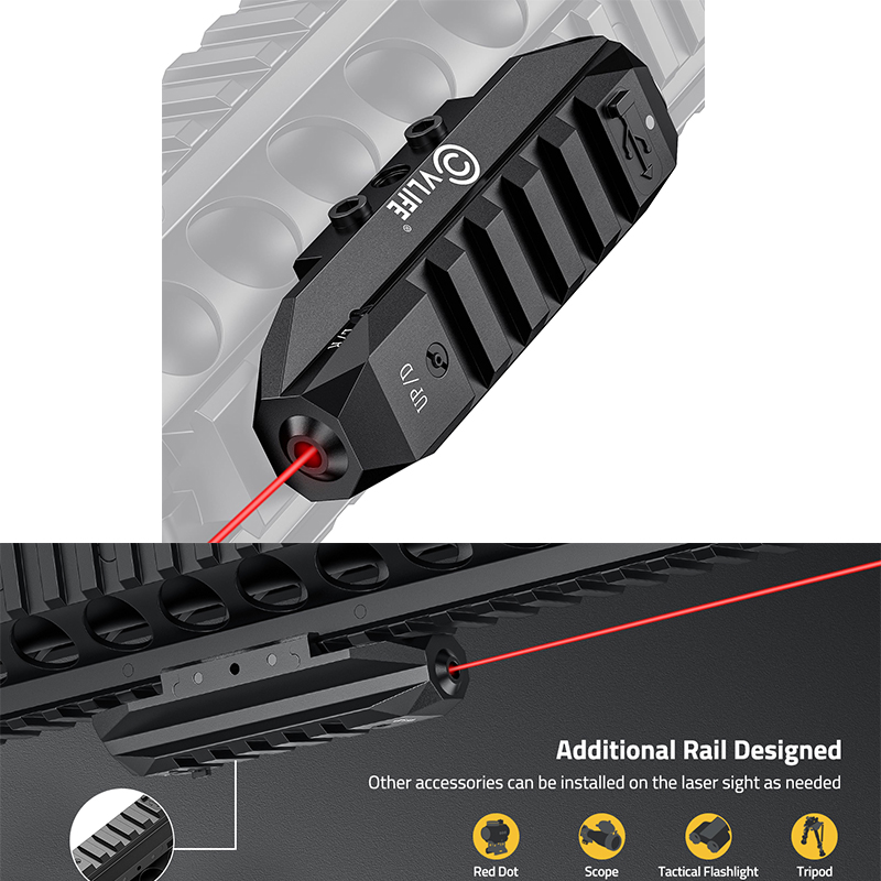 CVLIFE Low Profile Laser Sight - đánh giá và giá Industrial Laser Gun