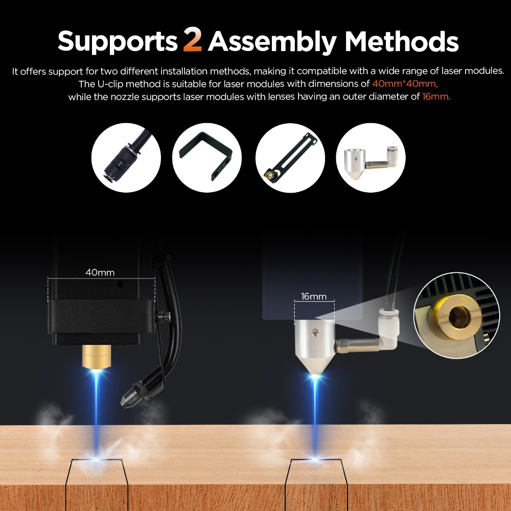 ACMER C4 Laser Air Assist Pump - đánh giá và giá Air Assist Pump Laser