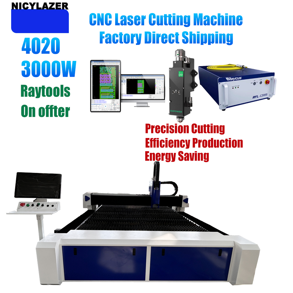 NICYLAZER CNC 3000W 4020 Fiber - đánh giá và giá Industrial Laser Equipment