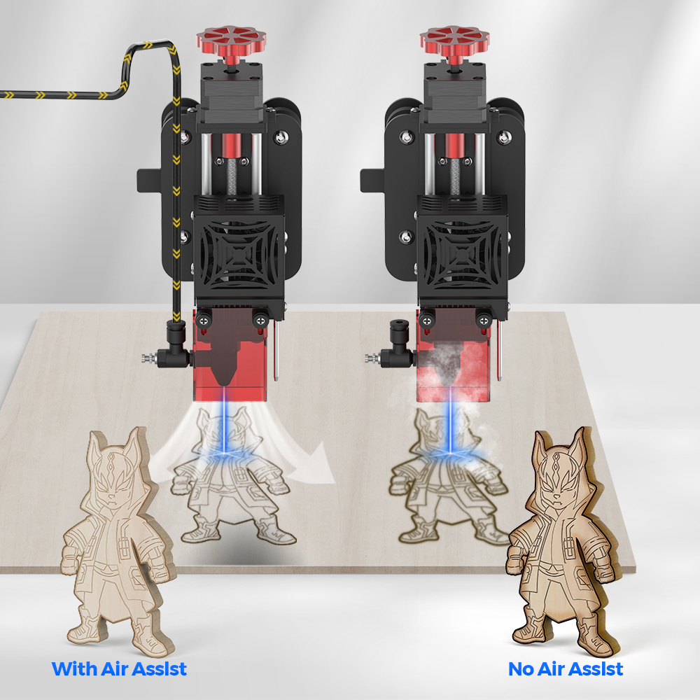 TwoTrees Laser Engraver Air Co - đánh giá và giá Air Assist Pump Laser