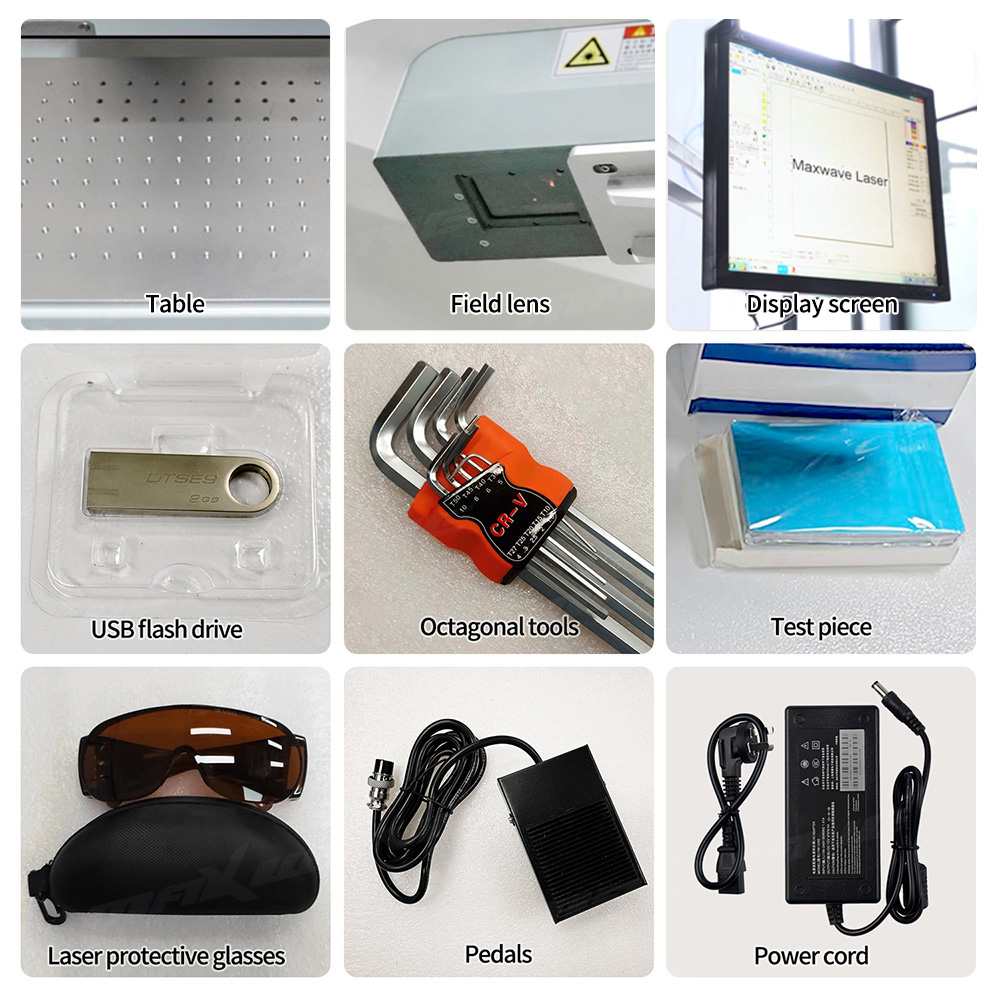 Maxwave 100W 3D Laser Marking  - đánh giá và giá Industrial Laser Marking Machine