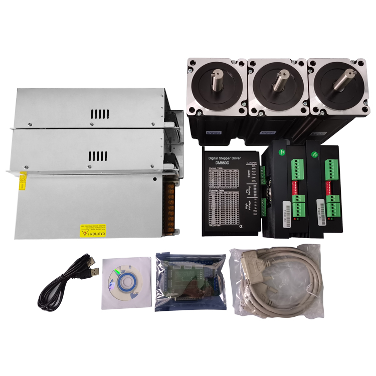3 Axis 4.5Nm 8Nm 12Nm Nema 34  - đánh giá và giá Stepper Driver Cnc