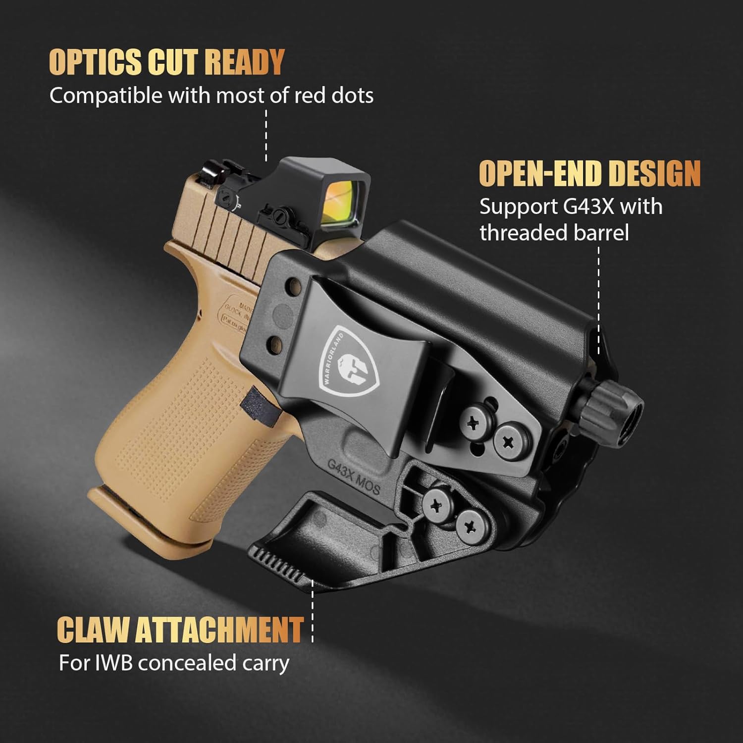 IWB/OWB For G43x Holster,For G - đánh giá và giá Industrial Laser Gun