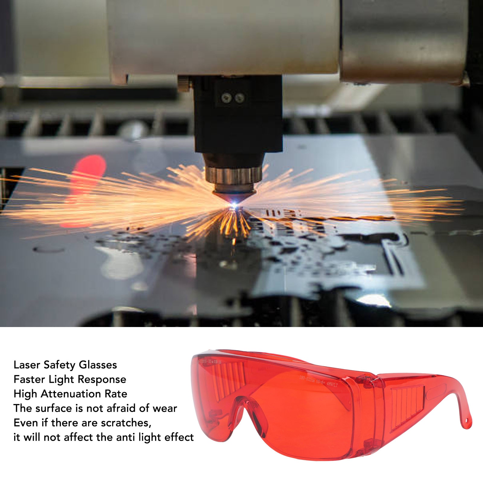 Laser Glasses Red 180 To 532nm - đánh giá và giá Industrial Laser Glasses