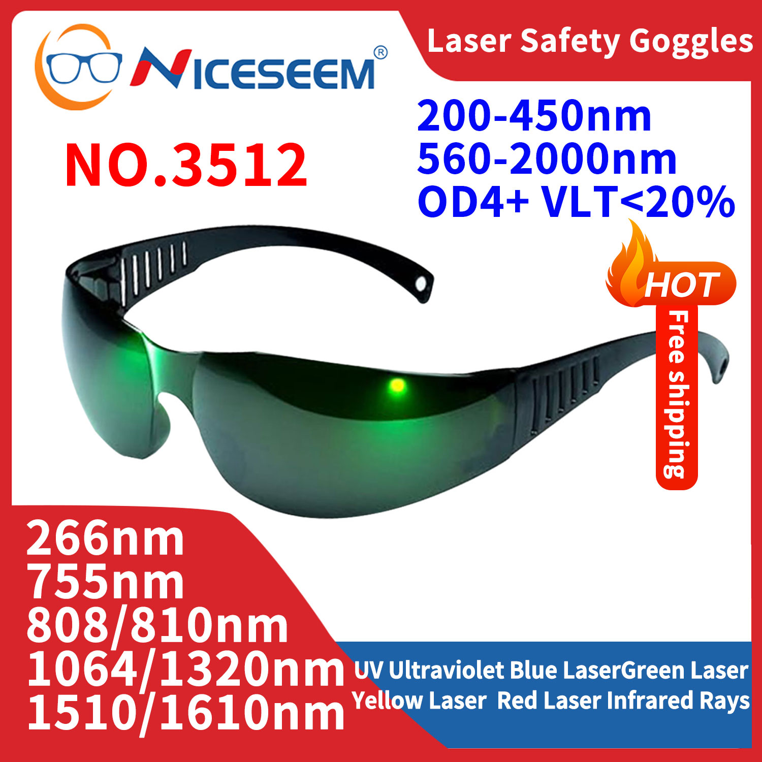 Lead Goggles Radiation Glasses - đánh giá và giá Industrial Laser Glasses