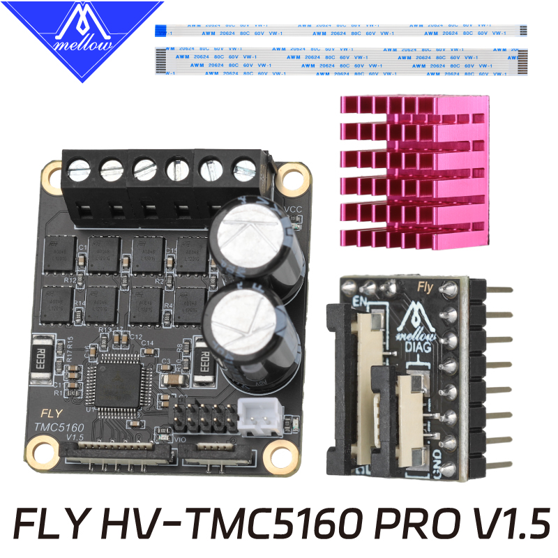 Mellow Fly 24V/48V HV TMC5160  - đánh giá và giá Stepper Driver Cnc