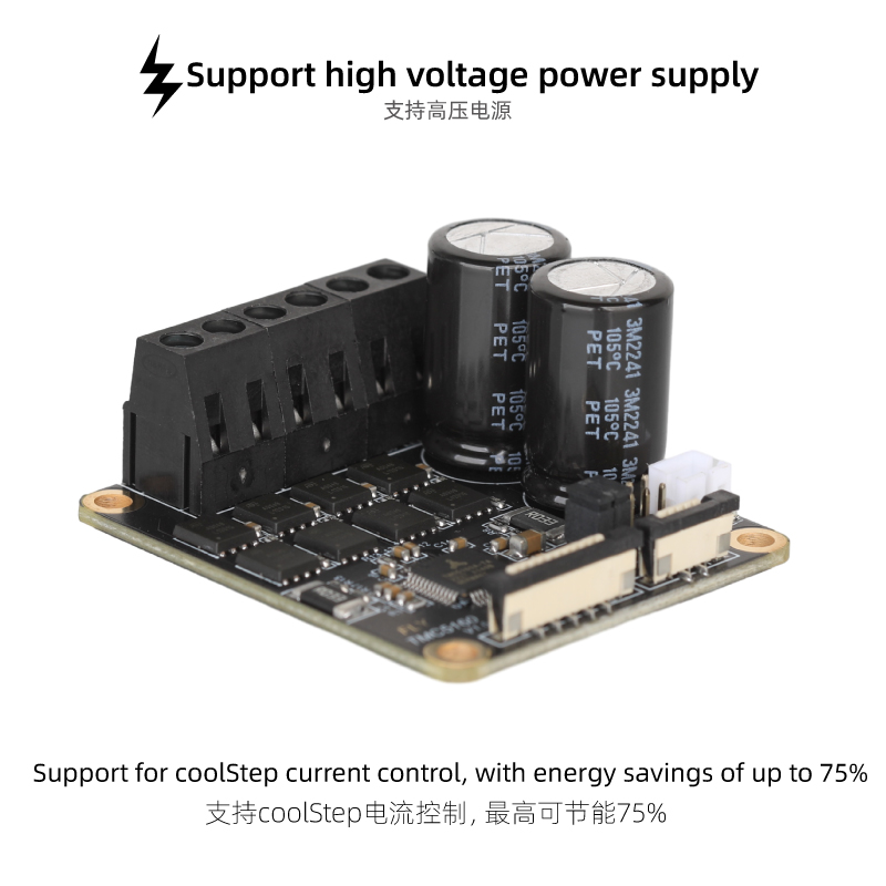 Mellow Fly 24V/48V HV TMC5160  - đánh giá và giá Stepper Driver Cnc