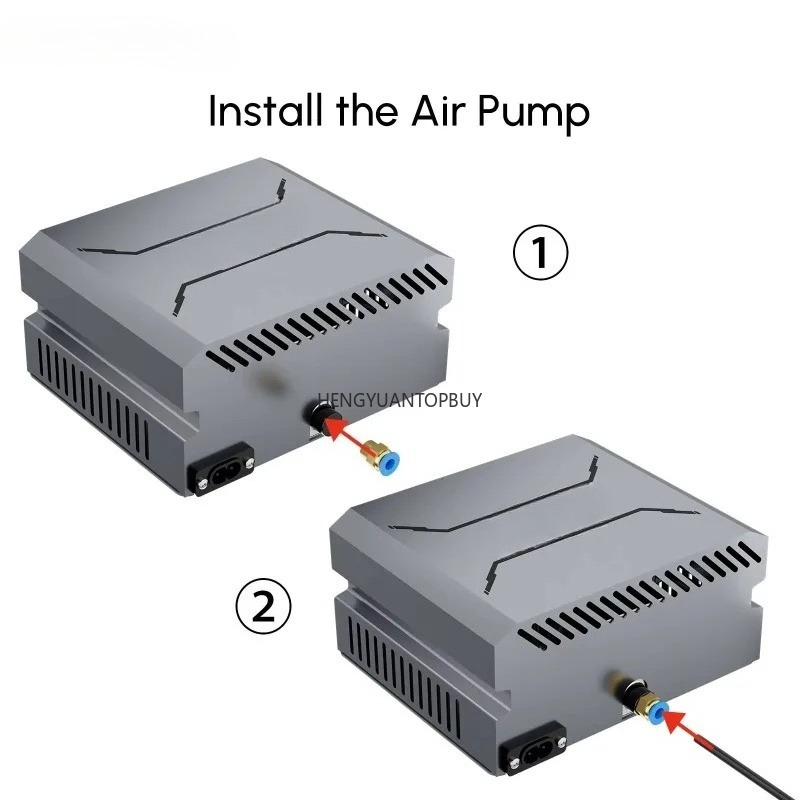 The air pump is used to assist - đánh giá và giá Air Assist Pump Laser