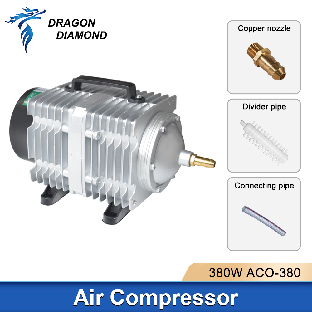 Air Compressor 380W 220V 280L/ - đánh giá và giá Air Assist Pump Laser
