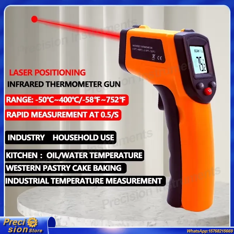 Infrared Thermometer Gun Non C - đánh giá và giá Industrial Laser Gun