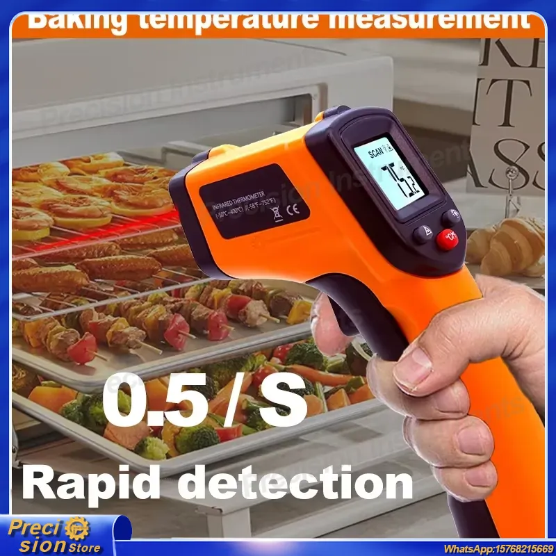 Infrared Thermometer Gun Non C - đánh giá và giá Industrial Laser Gun